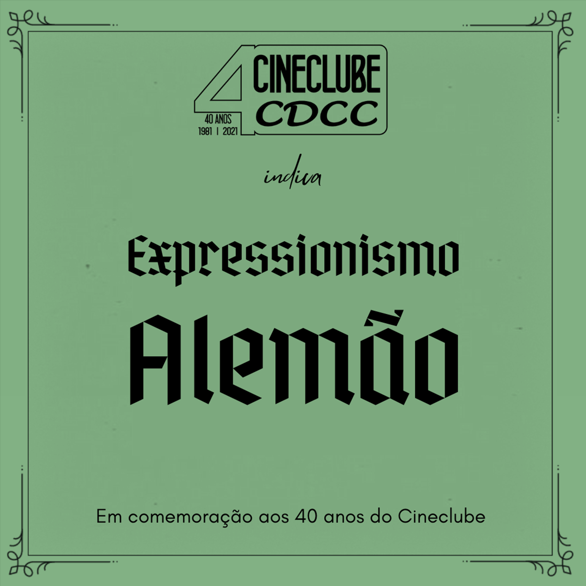 You are currently viewing Cineclube CDCC: última indicação do mês do “Expressionismo Alemão”