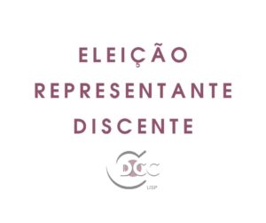 Read more about the article Eleição para representante discente junto ao CD-CDCC