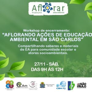 Read more about the article Workshop sobre ações de Educação Ambiental está com inscrições abertas