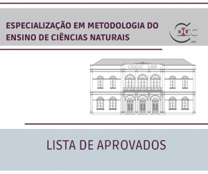 Read more about the article Curso de Especialização em Metodologia do Ensino de Ciências Naturais do CDCC já tem lista de aprovados