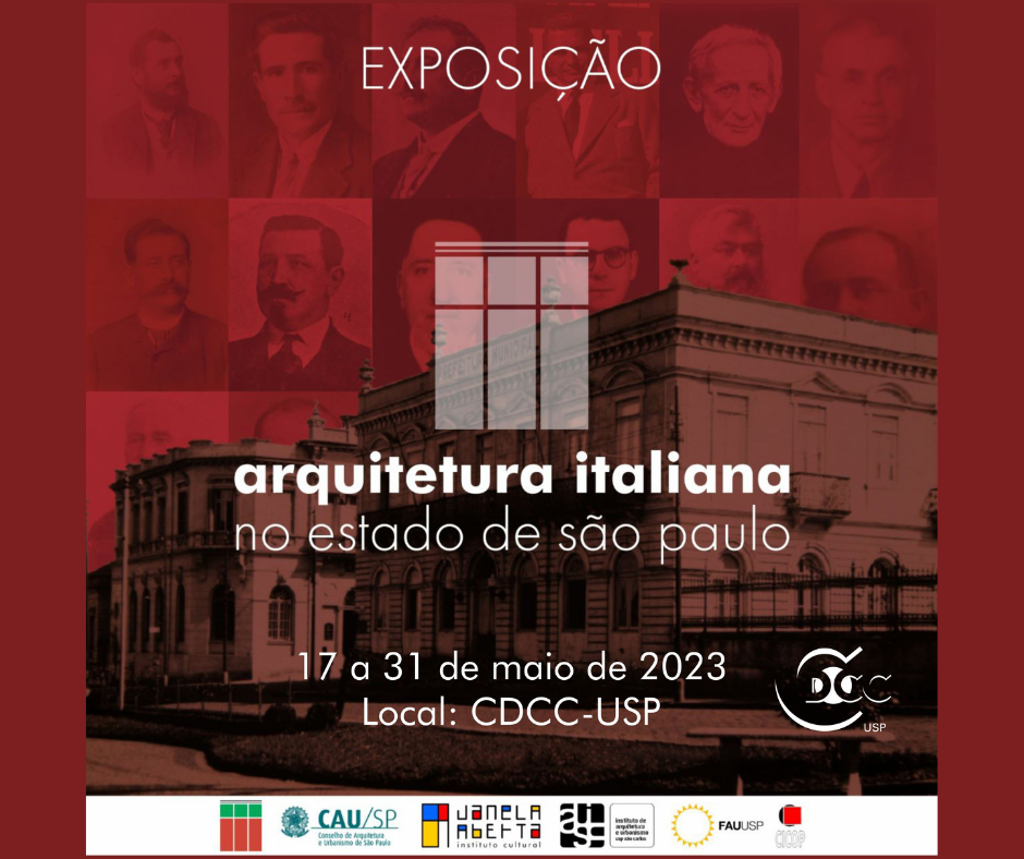 No momento você está vendo Exposição “Arquitetura Italiana no Estado de São Paulo” no CDCC