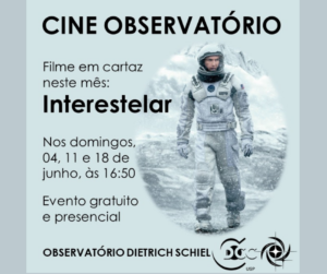 Leia mais sobre o artigo “Cine Observatório” faz última exibição do filme “Interestelar”