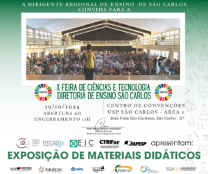 Leia mais sobre o artigo CDCC e EIC – USP montam Tenda na X Feira de Ciências e Tecnologia da Diretoria de Ensino de São Carlos